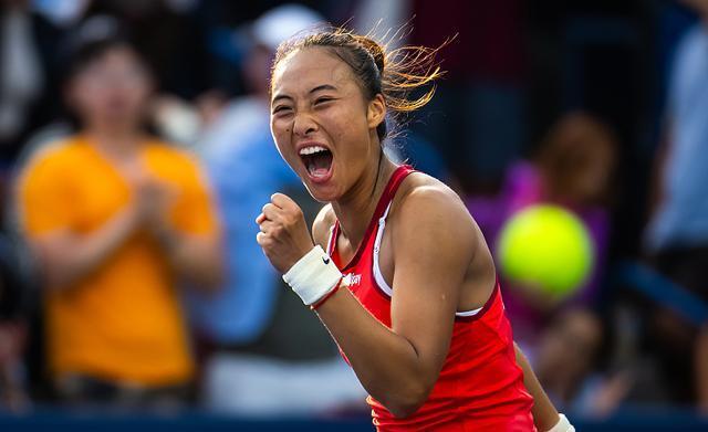  中国金花郑钦文突破，首进大满贯八强